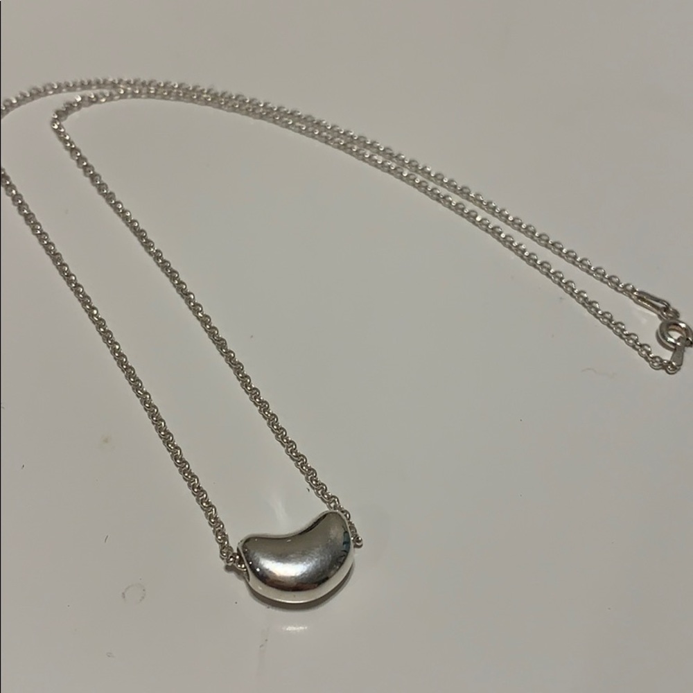 Tiffany’s-inspired Silver Bean Necklace